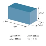 ابعاد دستگاه دوزینگ پمپ آنتک 2 لیتر در ساعت 10 بار Antech LARA A 2-10