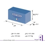 ابعاد الکتروپمپ جتی سیستما ایتالیا Sistema JETt 66