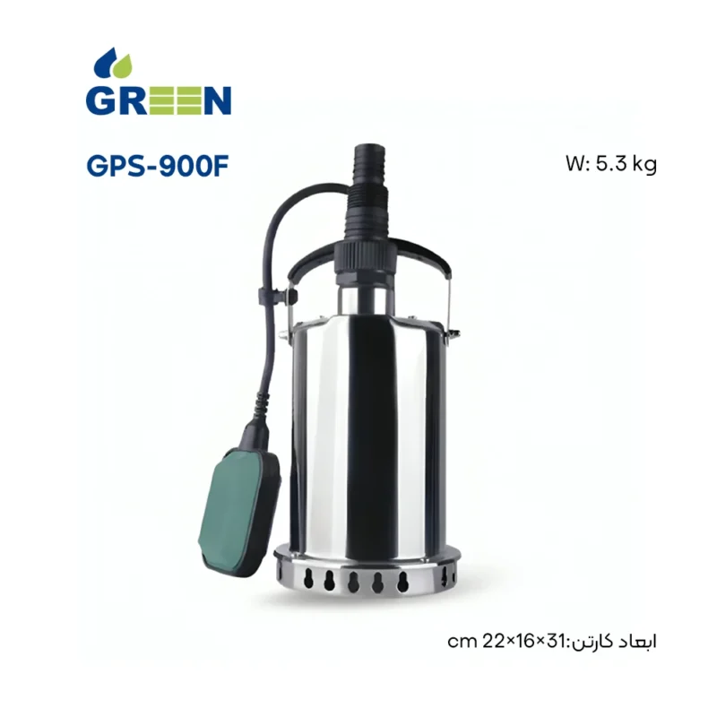 مشخصات فیزیکی پمپ کفکش گرین Green GPS900F