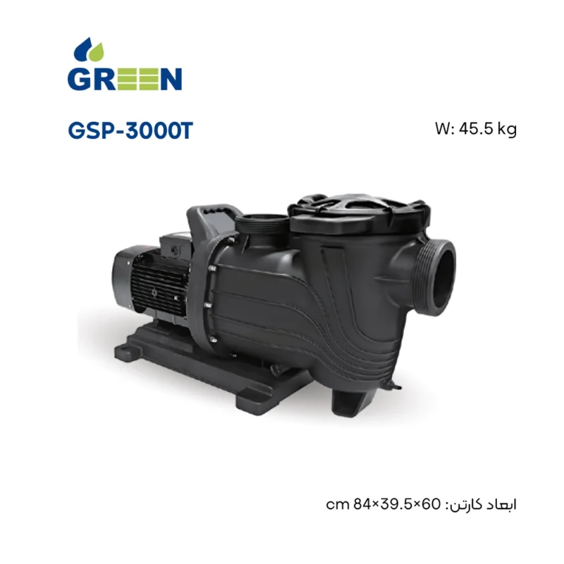 مشخصات فیزیکی پمپ استخری گرین مدل Green GSP3000T