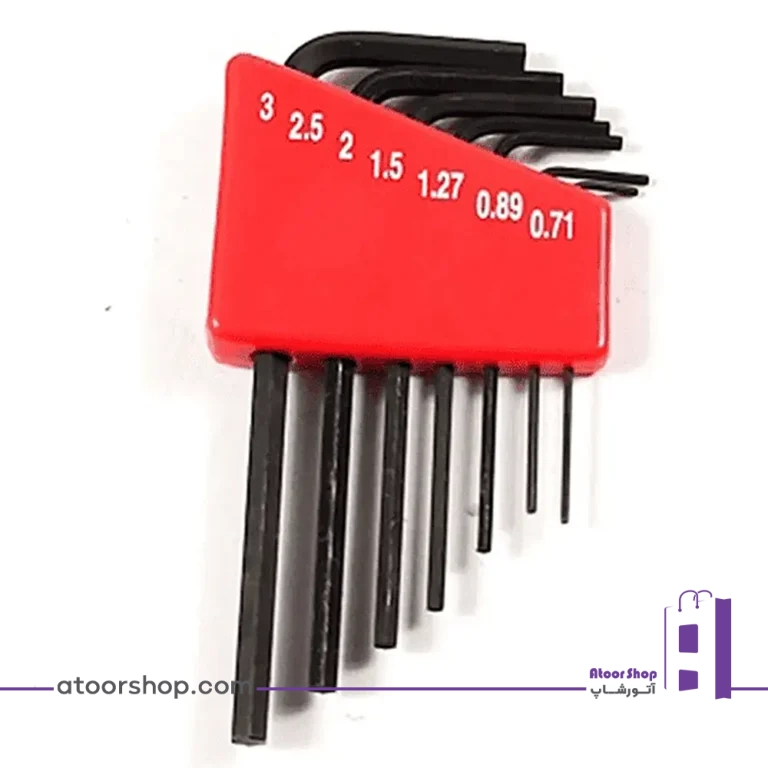 آچار آلن کوتاه واستر مدل VH030 مجموعه 7 عددی