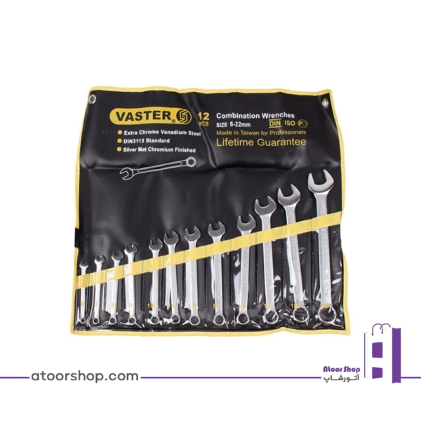 ست آچار یکسر رینگی 12 عددی کیفی واستر VASTER