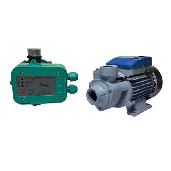 پمپ نیم اسب محیطی فاراد qb60 به همراه ست کنترل گرین ps-01