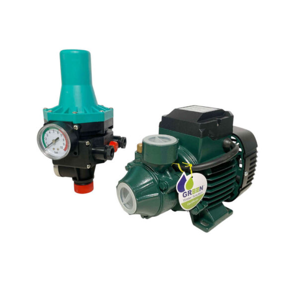 پکیج پمپ آب خانگی گرین مدل qm60 به همراه ست کنترل گرین ps-01c