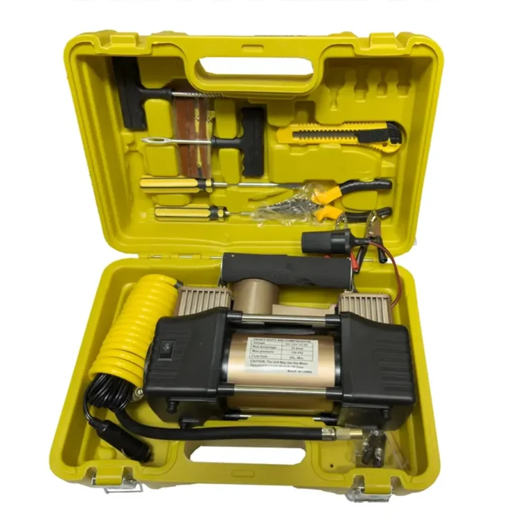 کمپرسور باد فندکی تاپکس دو سیلندر