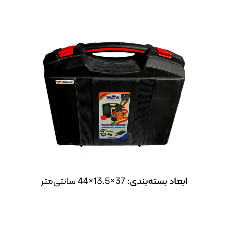 ابعاد بسته بندی دستگاه جوش اینورتر هما الکتریک HE 200 F