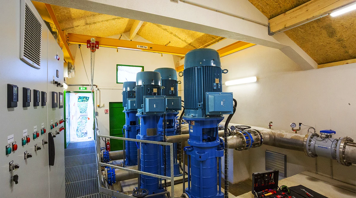 الکتروموتور عمود نصب