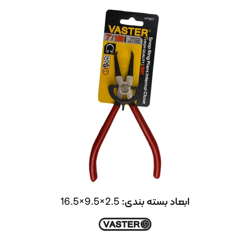 ابعاد بسته بندی انبر خار جمع کن سر کج ۷ اینچی واستر VPIB07