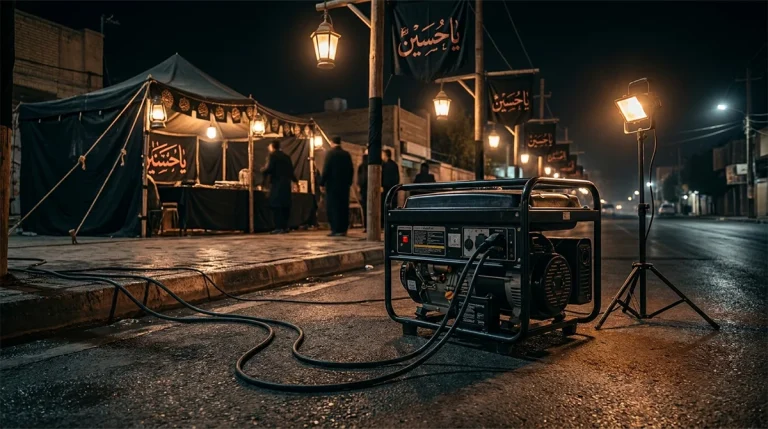 موتوربرق برای ایام محرم